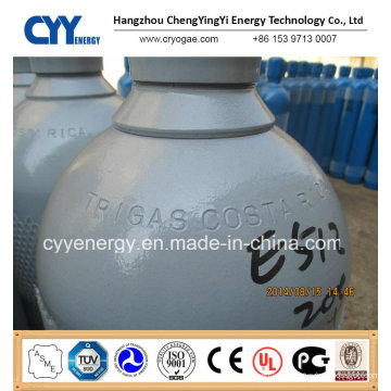 50L Oxygen Nitrogen Lar Acetylene CO2 Hydrogeen CNG 150bar/200bar Seamless Steel Gas Cylinder